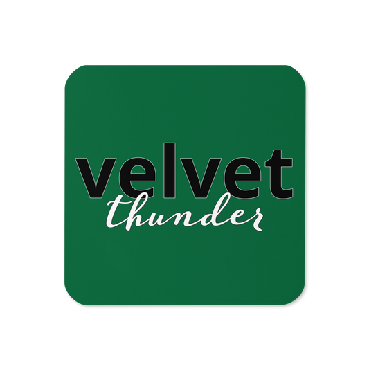Velvet Thunder Cork-back coaster