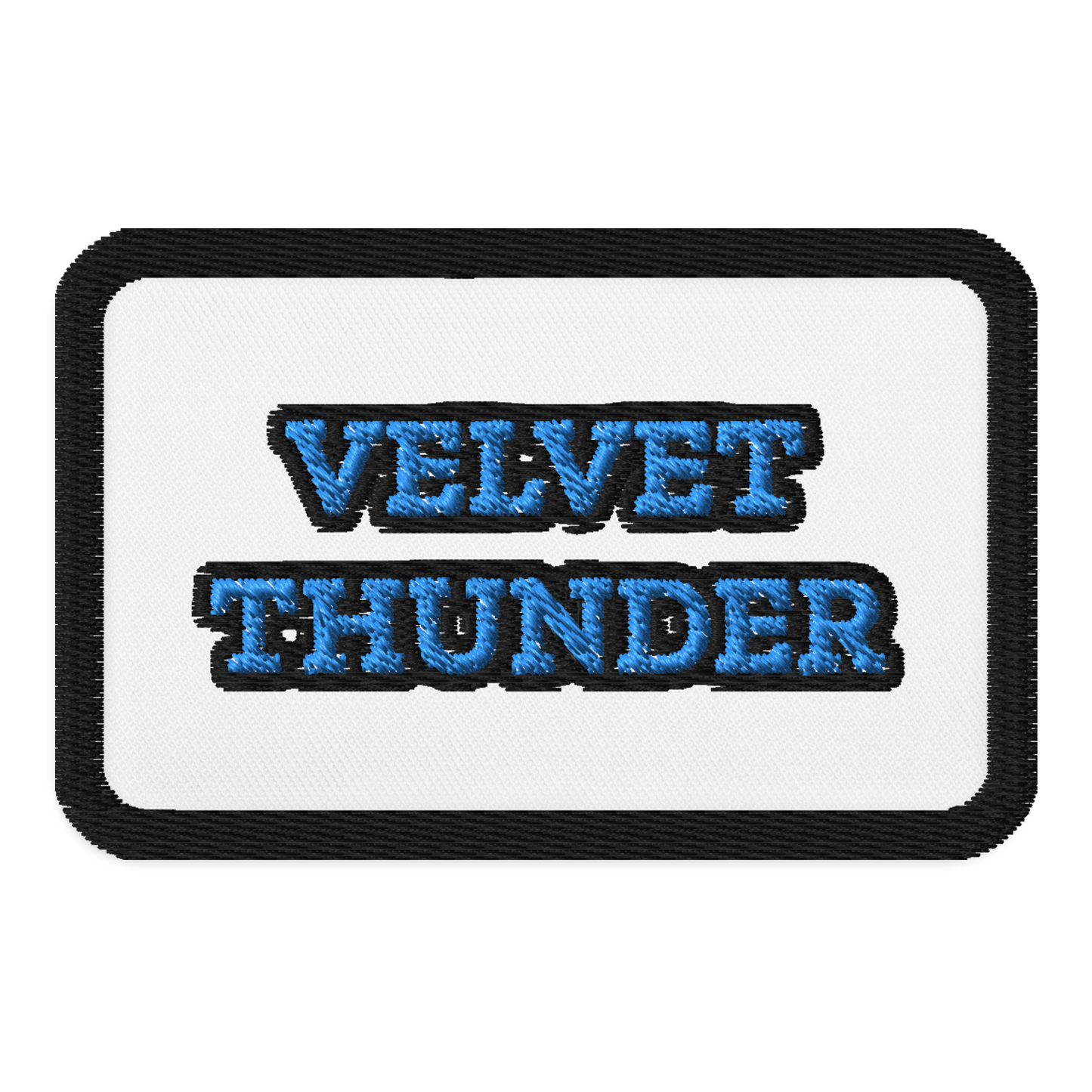 Velvet Thunder Embroidered patch