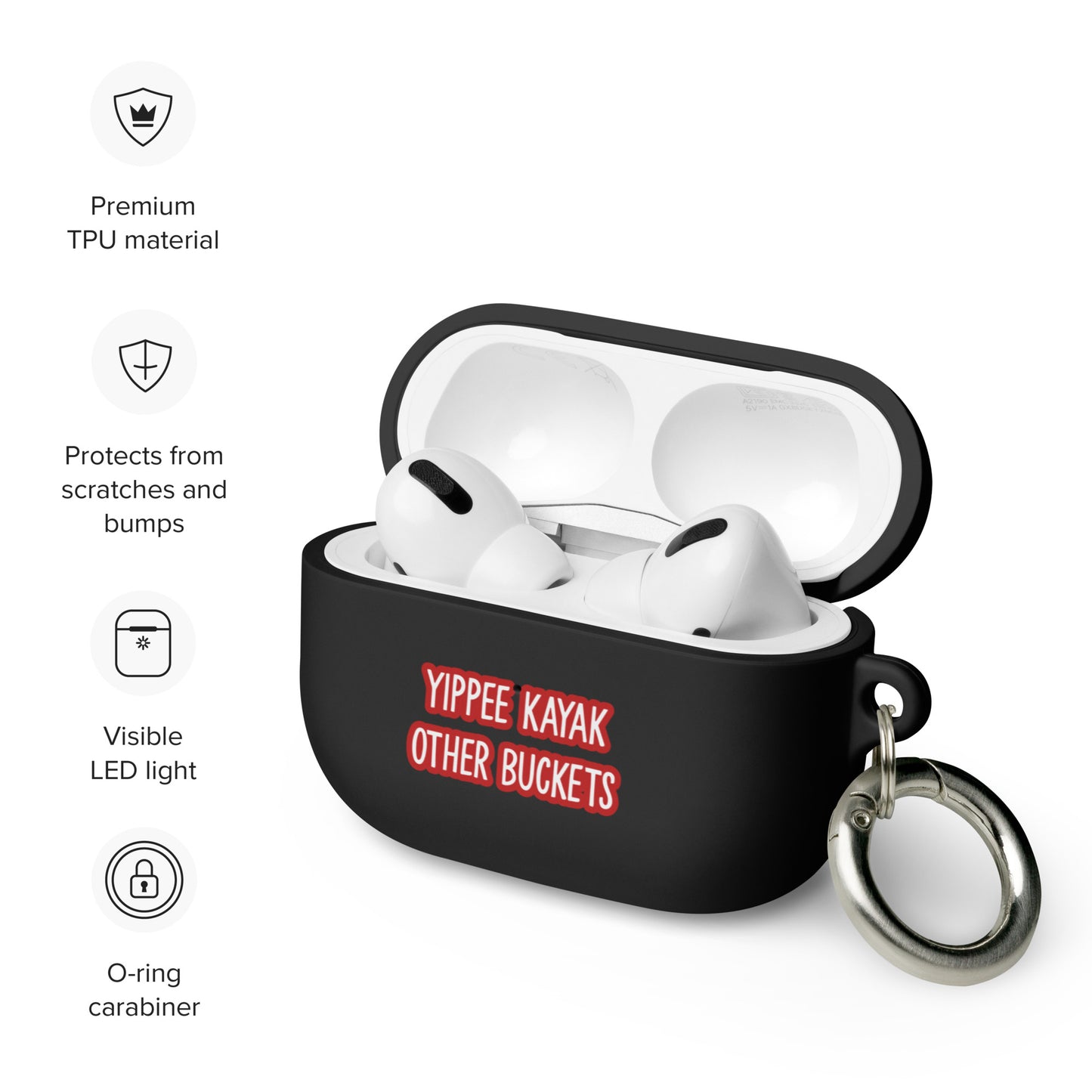 Yippee Kayak Other Buckets Rubber Case for AirPods®