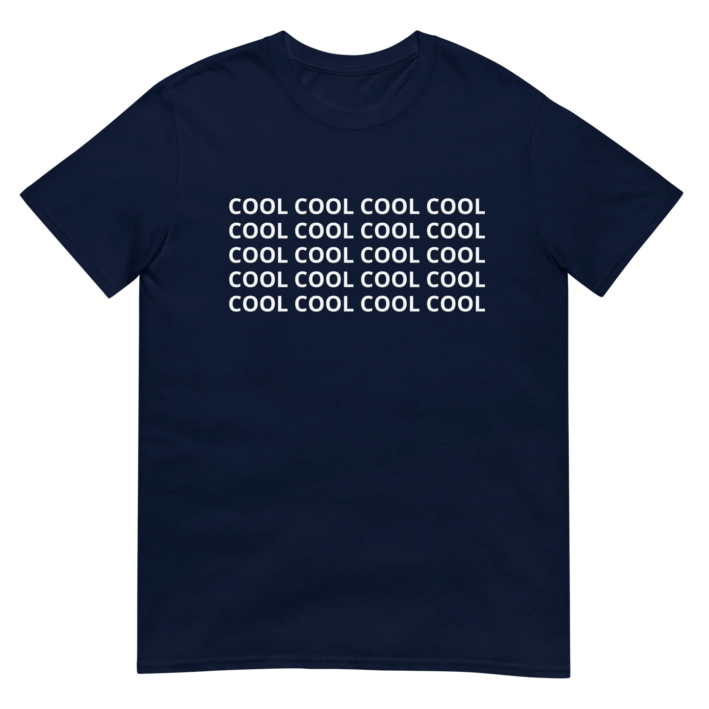 Cool Cool Cool Cool Tee in Navy flatlay