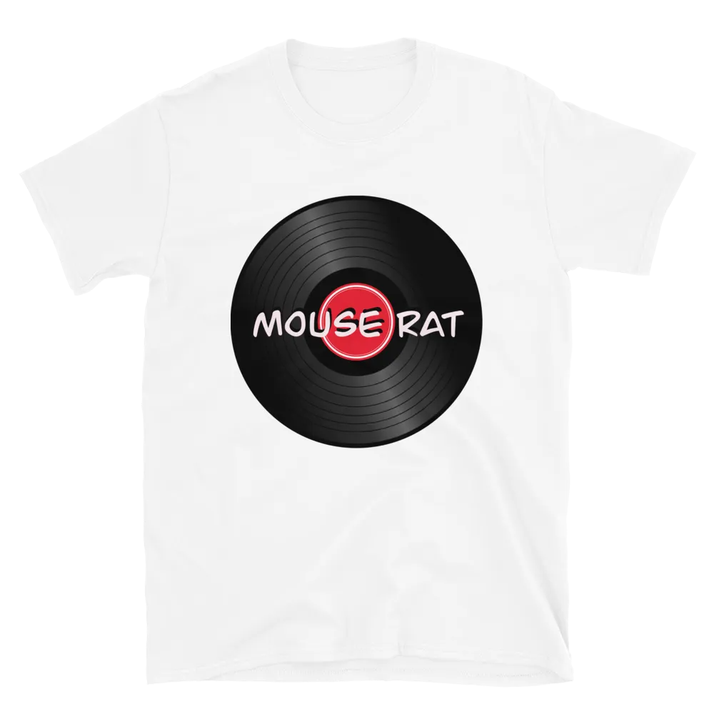 Mouse Rat Merch Tee in White flatlay